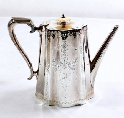 Victorian Silver Plated Tea and Coffee Set from Richard Martin