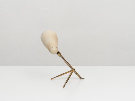 Mid Century Adjustable Model 215 Ochetta Table Lamp by Giuseppe Ostuni for Oluce, 1950s Mid Century Adjustable Model 215 Ochetta Table Lamp by Giuseppe Ostuni for Oluce, 1950s