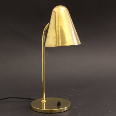 Lampe de Bureau Ajustable Mid Century en Laiton par Jacques Biny pour Luminalité, années 50 Lampe de Bureau Ajustable Mid Century en Laiton par Jacques Biny pour Luminalité, années 50