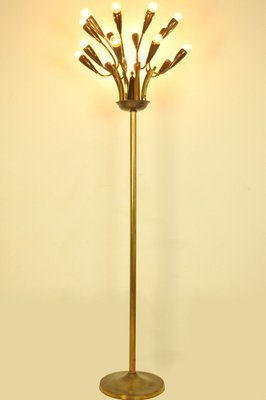 vintage copper floor lamp