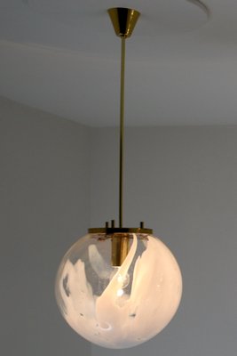 Art Glass Pendant Lamp, 1960s 