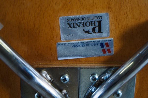 Danischer Vintage Armlehnstuhl Aus Schichtholz Von Phoenix 1970er