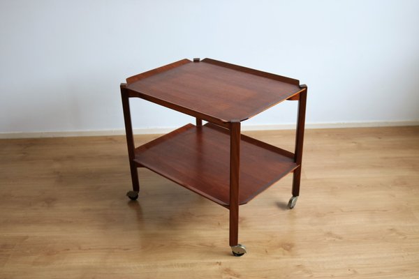Teak Serving Trolley 1960s For At Pamono Teak Serving Trolley 1960s For At