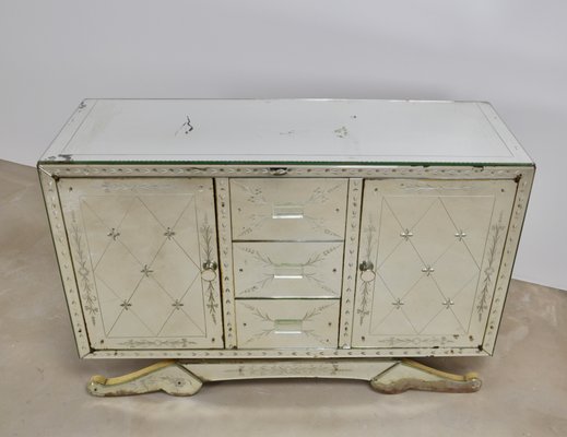 Mid Century Mirrored Dresser For Sale At Pamono