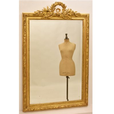 Antique Gold Leaf Frame Mirror For Sale At Pamono
