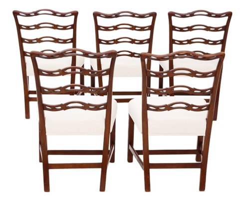 Antique Georgian Style Mahogany Dining, Georgian Style Dining Room Chairs