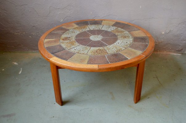 Large Coffee Table by Tue Poulsen for Haslev Møbelsnedkeri, 1960s