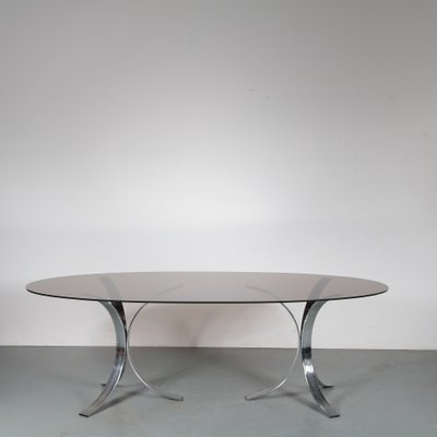 Table De Salle A Manger En Chrome Belgique 1960s En Vente Sur Pamono