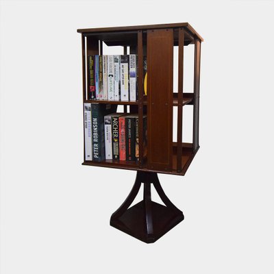 Antique Edwardian Revolving Bookcase For Sale At Pamono