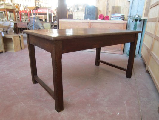 Vintage Chestnut Desk For At Pamono, Farm Table Style Desk