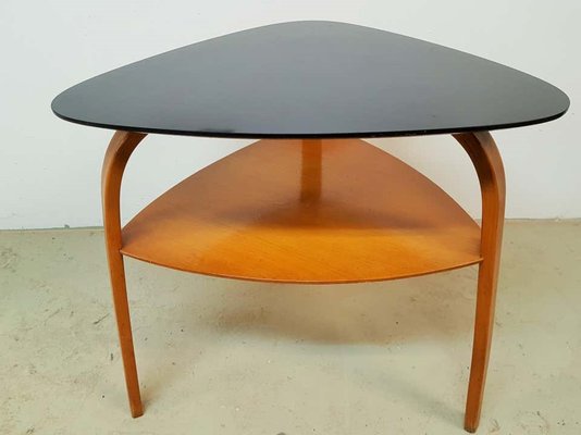 Mid Century French Wood Coffee Table By Hugues Steiner For Sale At Pamono