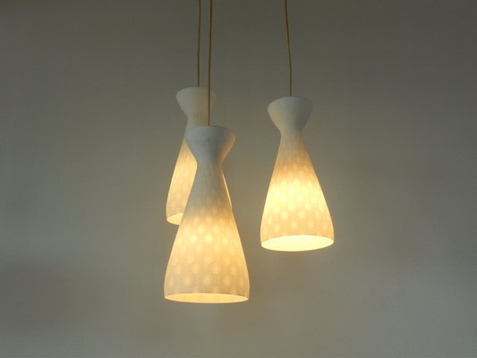 Mid Century Pendant Lamps By Aloys Gangkofner For Peill Putzler Mid Century Pendant Lamps By Aloys