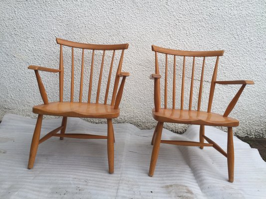 Mid-Century Scandinavian Lounge Chairs, Set of for sale at Pamono