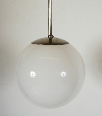 Bauhaus Glass Ball Pendant Lamp By Ab Read For Troughton Young 1930s At Pamono - Ball Ceiling Light Glass