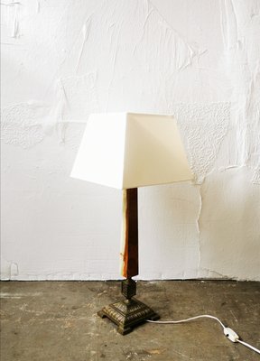 brass marble table lamp