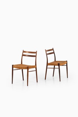 Rosewood Model Gs 70 Dining Chairs By Arne Wahl Iversen For