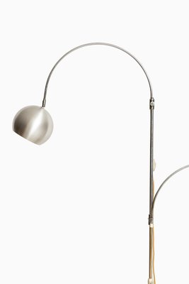 Large Italian Flexible 2 Arm Floor Lamp, Next Large Curve Arm Floor Lamp