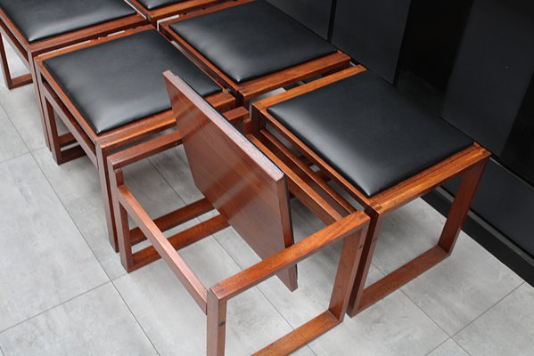 Mid Century Danish Teak Dining Table Chairs Set By Erik Buch Of 8 For At Pamono Mid Century Danish Teak Dining Table, Mid Century Modern Table And Chairs