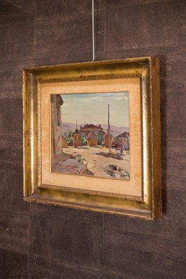 Peinture Contreplaqué par Luigi Polverini, Italie, années 40 en vente sur  Pamono