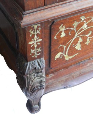 Antique Chinoiserie Inlaid Armoire for sale at Pamono