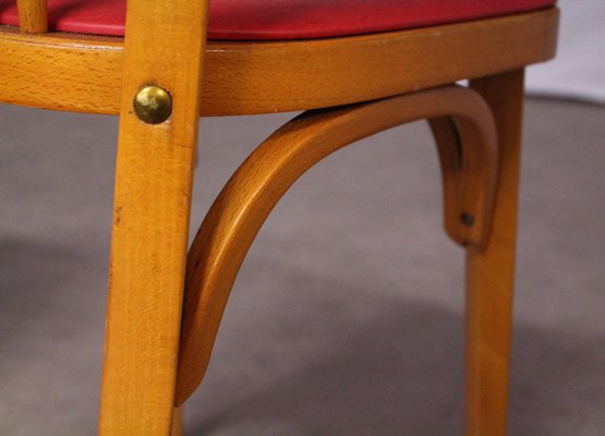 French Bistro Dining Chairs By Baumann France 1950s Set Of 2 For French Bistro Dining Chairs By Baumann