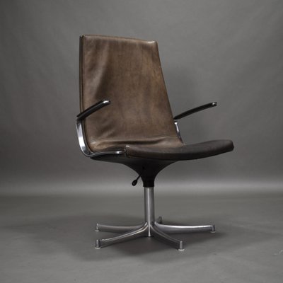 German Leather Desk Chair From Walter Knoll 1970s Bei Pamono Kaufen