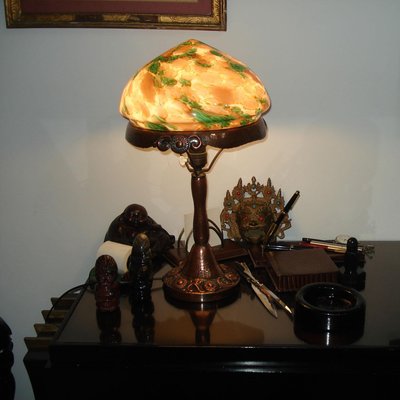 hammered copper table lamps