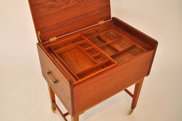 Art worker Deco vintage Scandinavian sewing box sewing box 1950