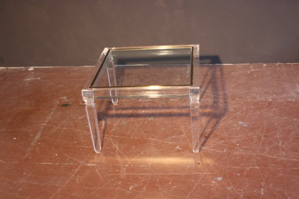 Vintage Italian Plexigl Gl Coffee Table From Fabian Art Italian Plexigl Gl Coffee Table