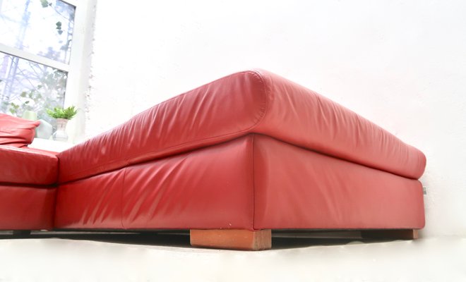 Vintage Leather Corner Sofa From Ewald, Corner Leather Chair