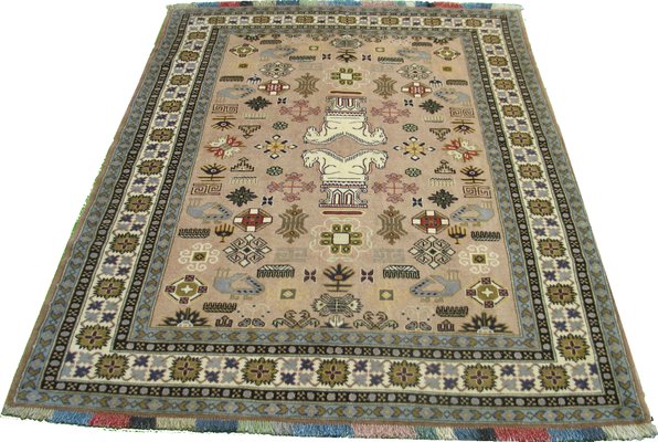 Alfombra de Oriente Medio Mid Century, años 50 en venta en Alfombra Mid Century grande de Oriente Medio en venta en Pamono