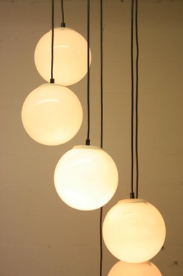 mid century globe chandelier