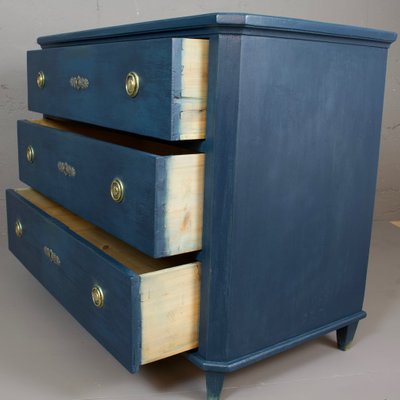 Antique Blue Chest Of Drawers For Sale At Pamono