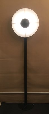 Vintage Floor Lamp with Clock for sale at Pamono