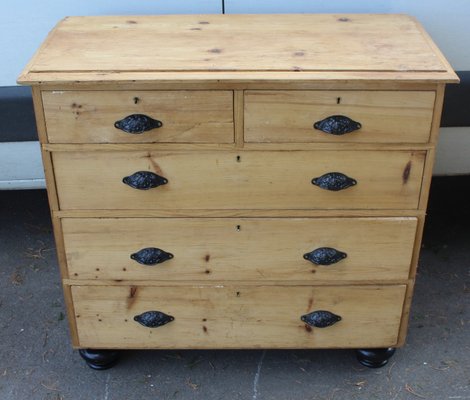 Antique Pine Chest Drawers 1910s Bei Pamono Kaufen