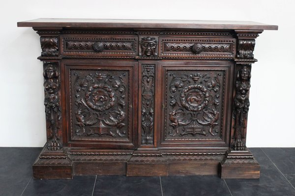 Antique style sideboard deals