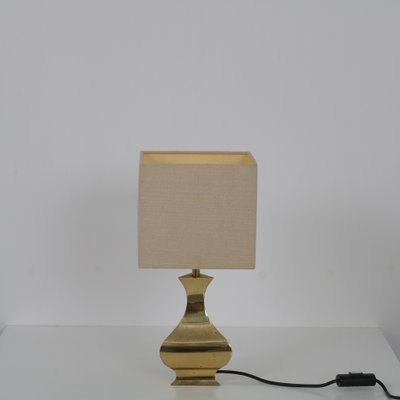 Small French Brass Table Lamp 1970s, Small French Lamp Shades
