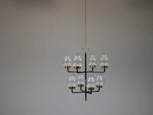 Chandelier by Anders Pehrson for Ateljé Lyktan, 1960s Chandelier by Anders Pehrson for Ateljé Lyktan, 1960s