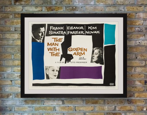 The Man with the Golden Arm Original Movie Poster by Saul