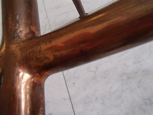 Copper and glass coffee table deals