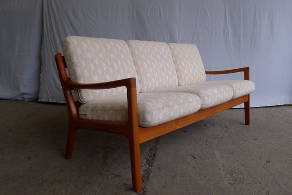Mid Century Danish Teak Model 166 Senator Sofa by Ole Wanscher for