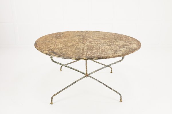 Large French Wrought Iron Table 1920s For At Pamono Large French Wrought Iron Table 1920s