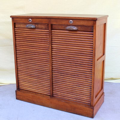 Vintage Oak Filing Cabinet Bei Pamono Kaufen