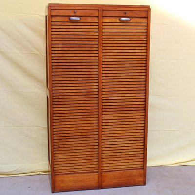 Vintage Oak Filing Cabinet For Sale At Pamono