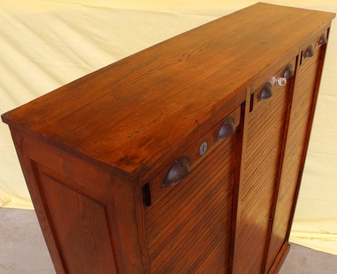 Vintage Oak Filing Cabinet Bei Pamono Kaufen
