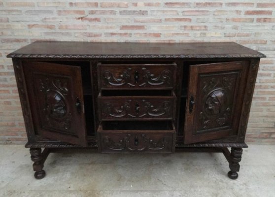 Antique Renaissance Spanish Buffet For At Pamono Antique Renaissance Spanish Buffet For, Antique Buffet Furniture Pieces