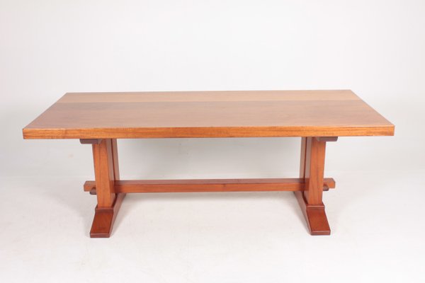 Danish Modern Mahogany Dining Table from S borg M belfabrik 1980s