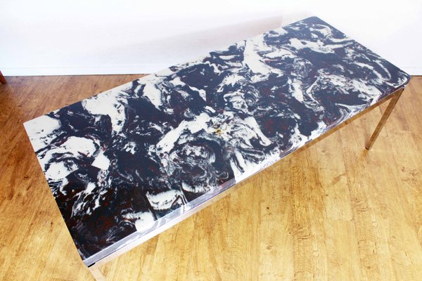 Marble resin table on sale top