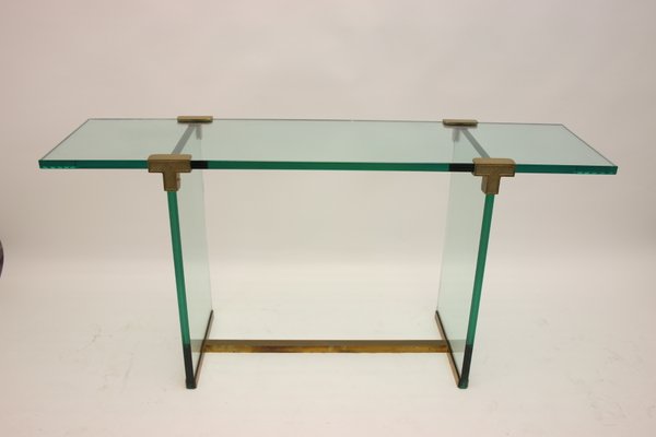 Mid Century Glass Model T 30 Consult Side Table For Sale At Pamono