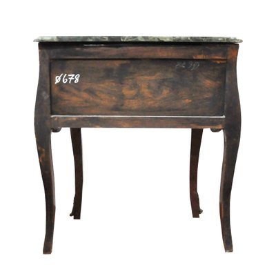 Antique Walnut And Marble Nightstands Set Of 2 For Sale At Pamono